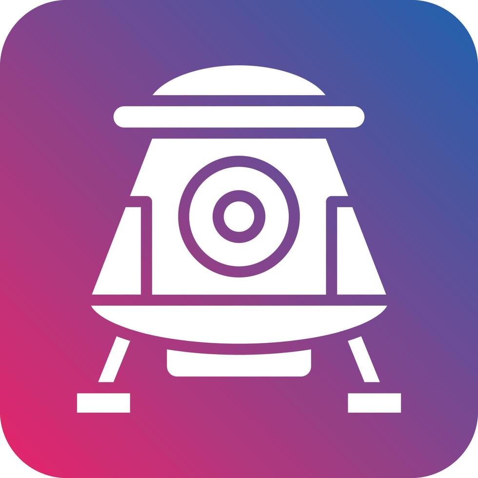 Space Capsule Icon Vector Design