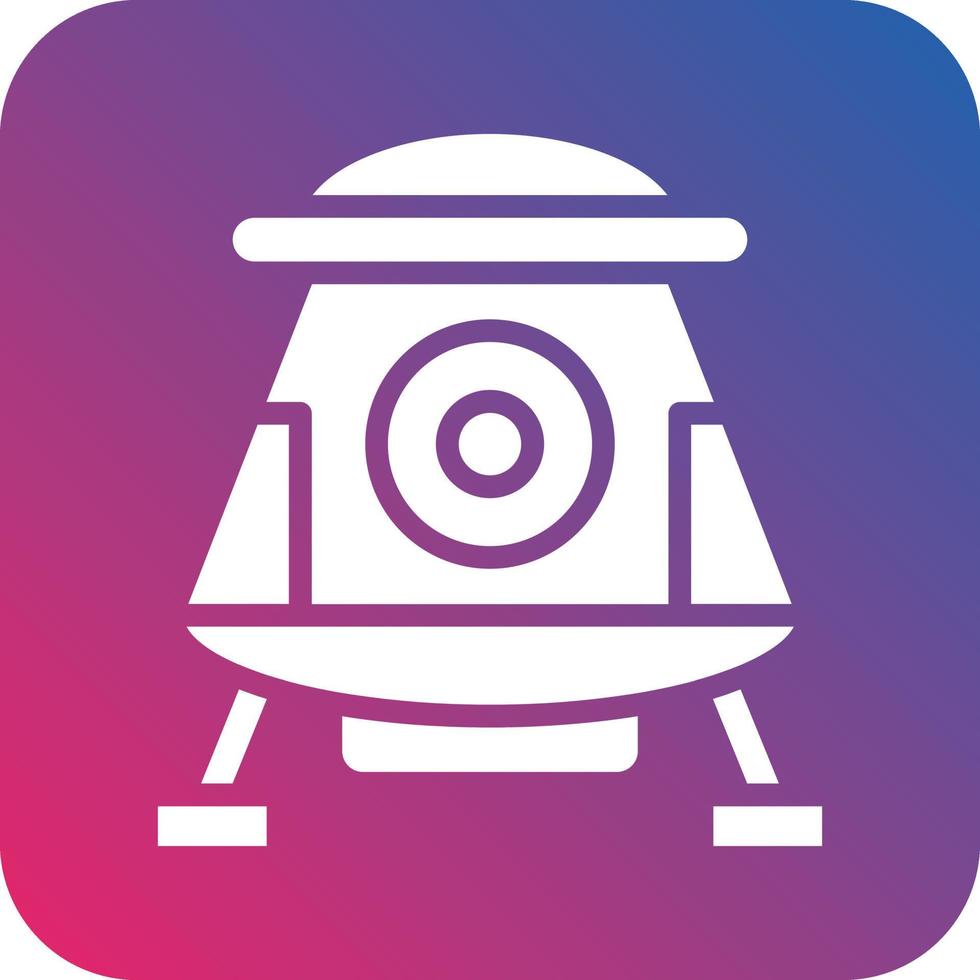 Space Capsule Icon Vector Design