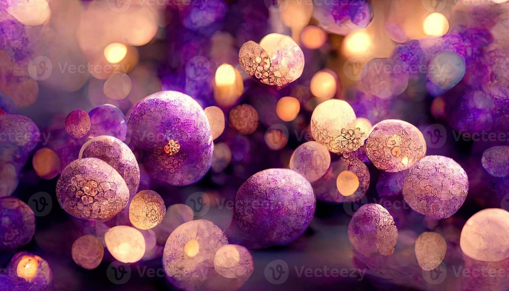 Excellent Purple bokeh lights. photo