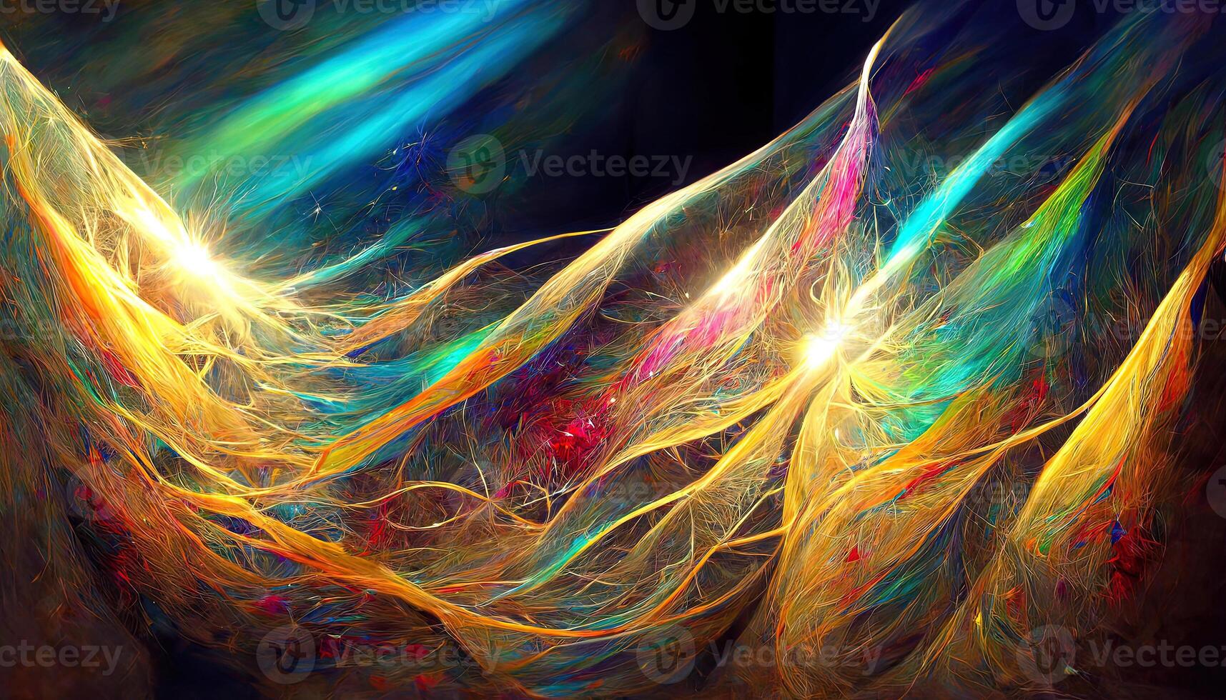 Vector colorful lights background. photo