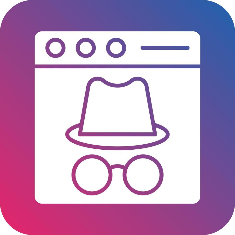 Incognito Icon Vector Design
