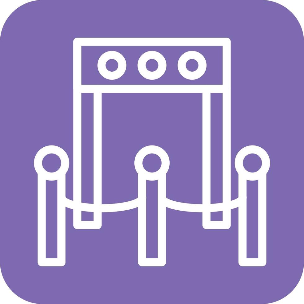 Boarding Gate Icon Vector Design