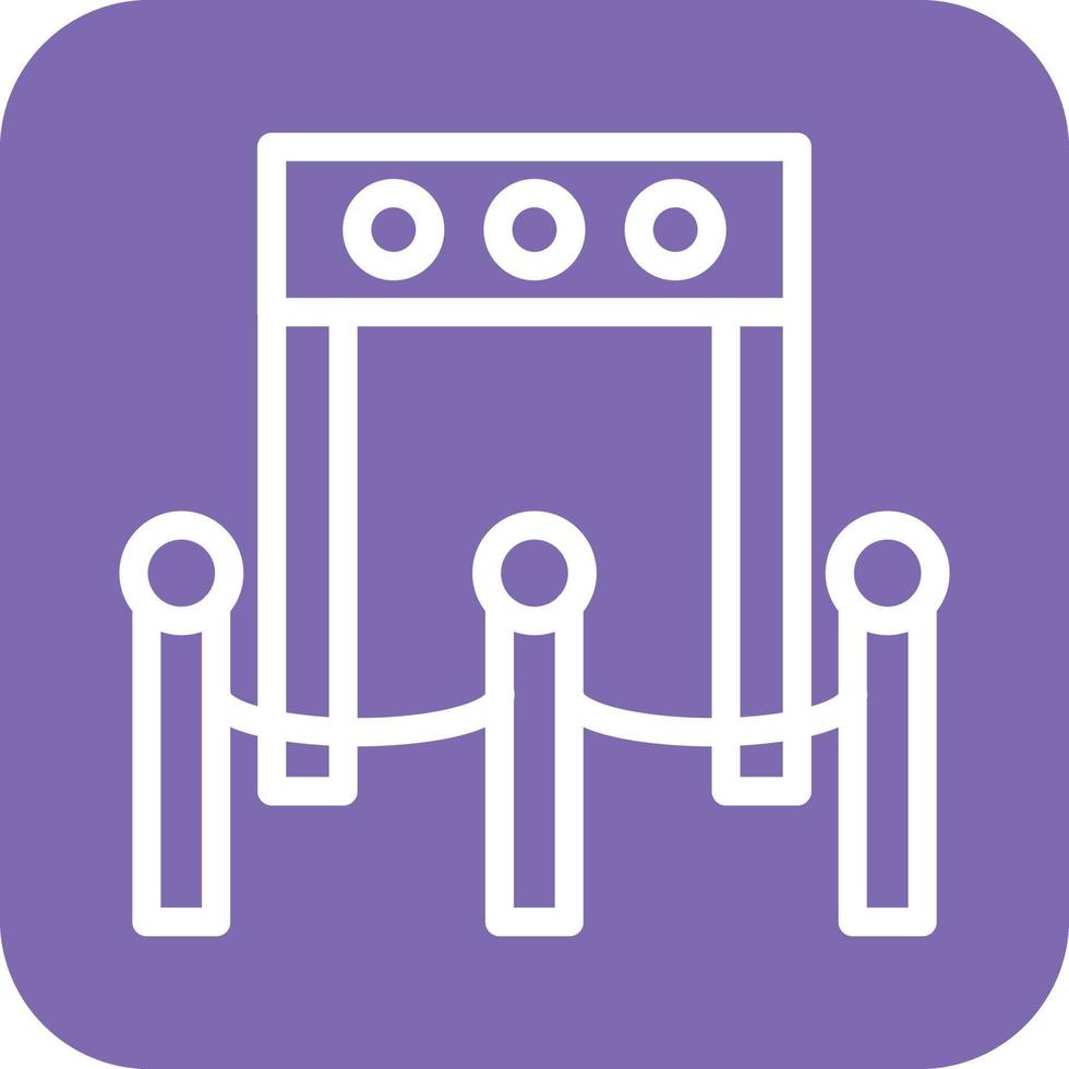 Boarding Gate Icon Vector Design