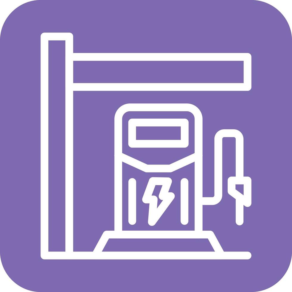 Charging Station Icon Vector Design