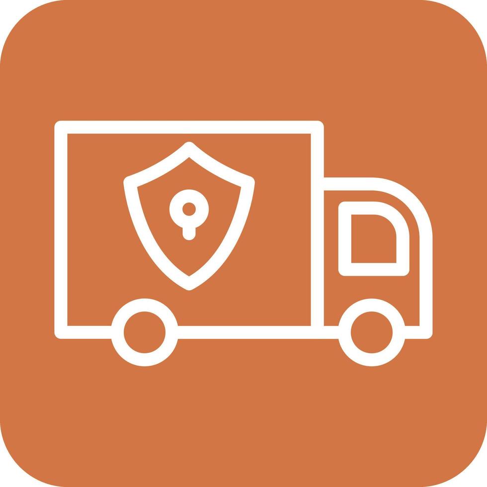 Locked Delivery Icon Vector Design