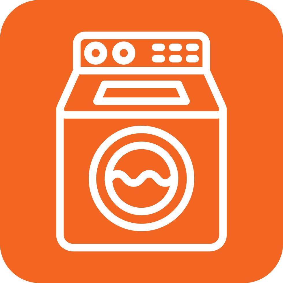 Washing Machine Icon Vector Design