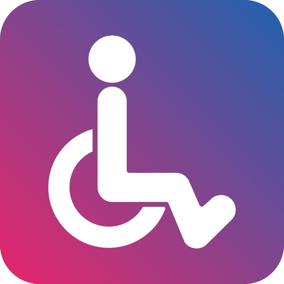 Disabled Sign Icon Vector Design