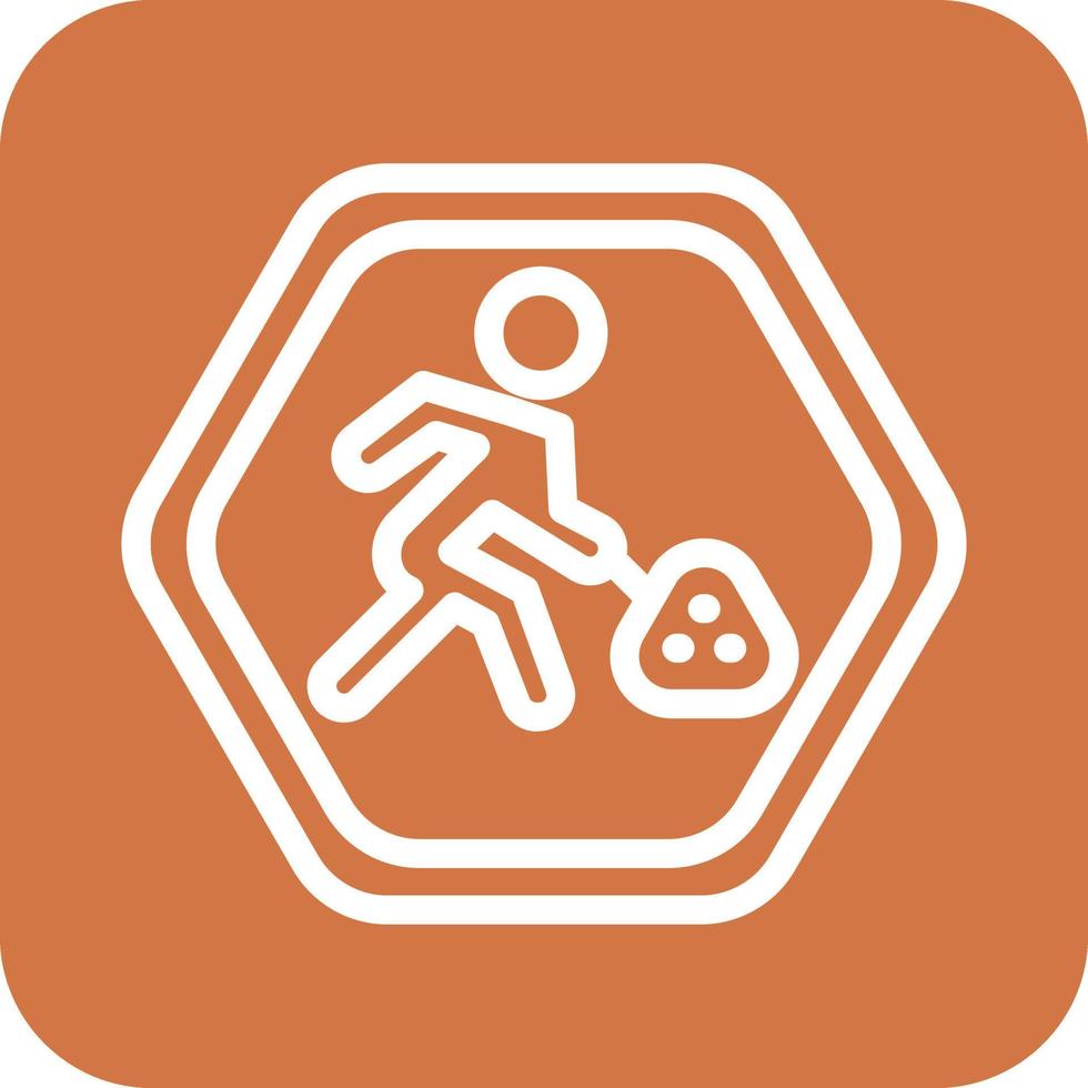 Road Work Icon Vector Design