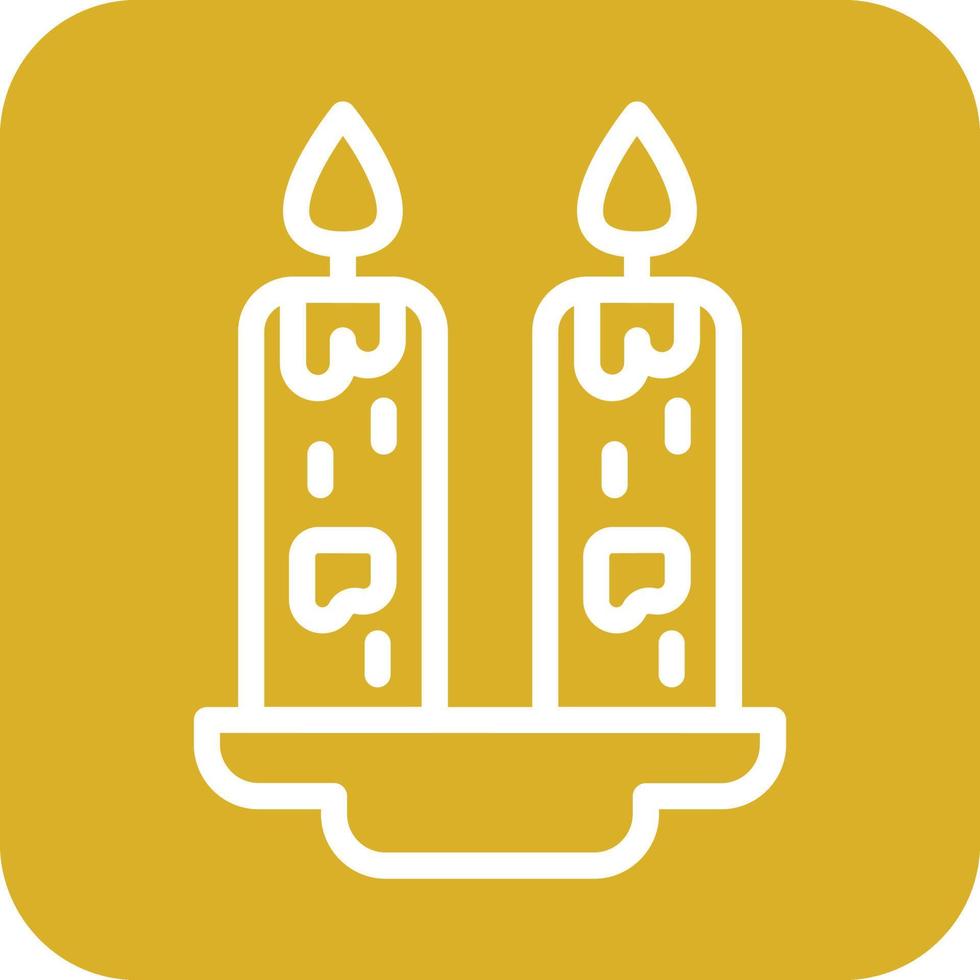 Candle Icon Vector Design
