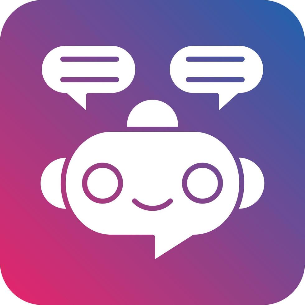 Chatbot Icon Vector Design