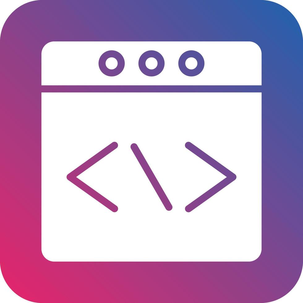 web programación icono vector diseño