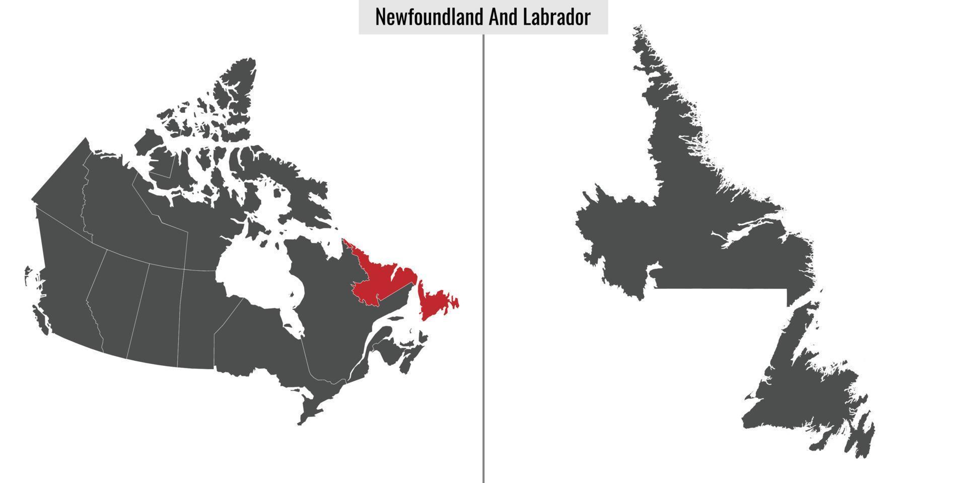 map province of Canada vector