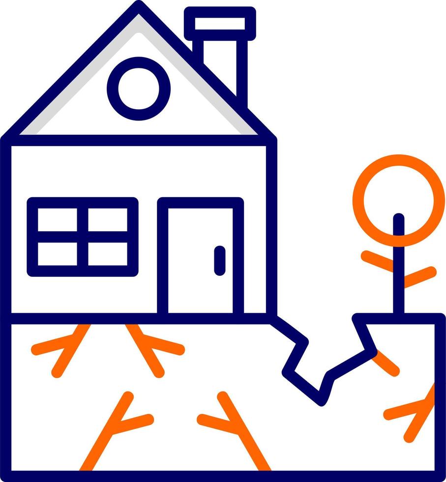 Earthquake Vector Icon