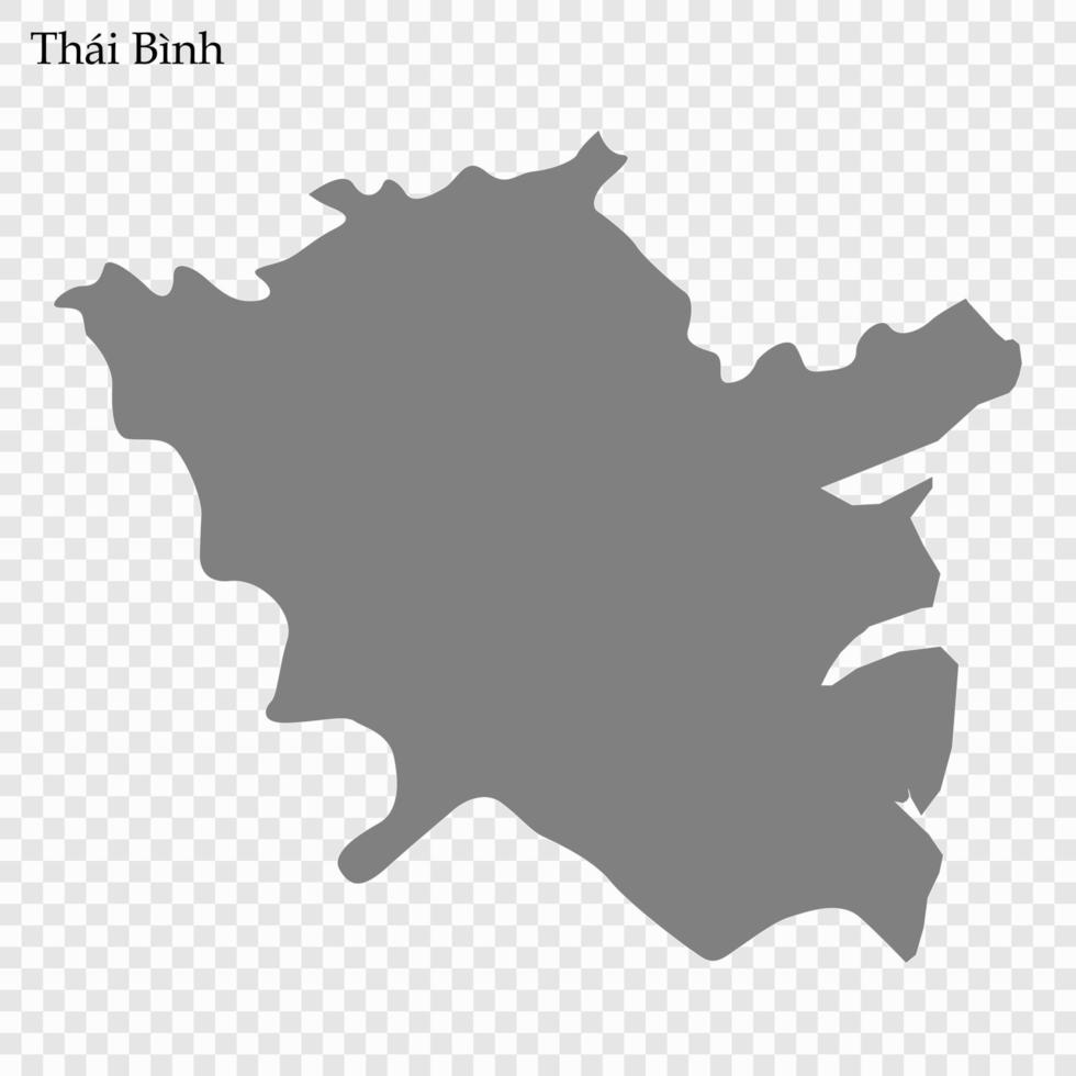 mapa de provincia de Vietnam vector
