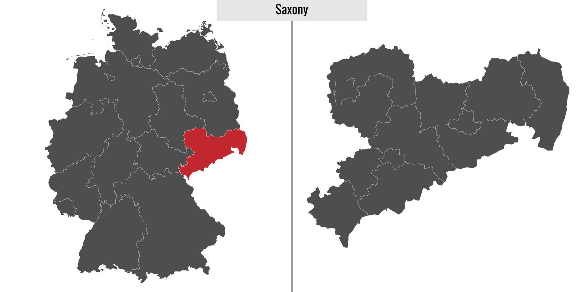 map state of Germany vector