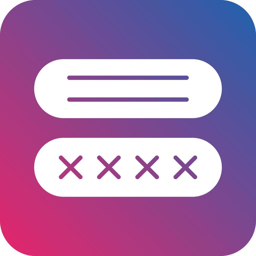 Password Icon Vector Design