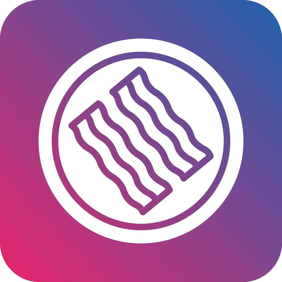 Bacon Icon Vector Design