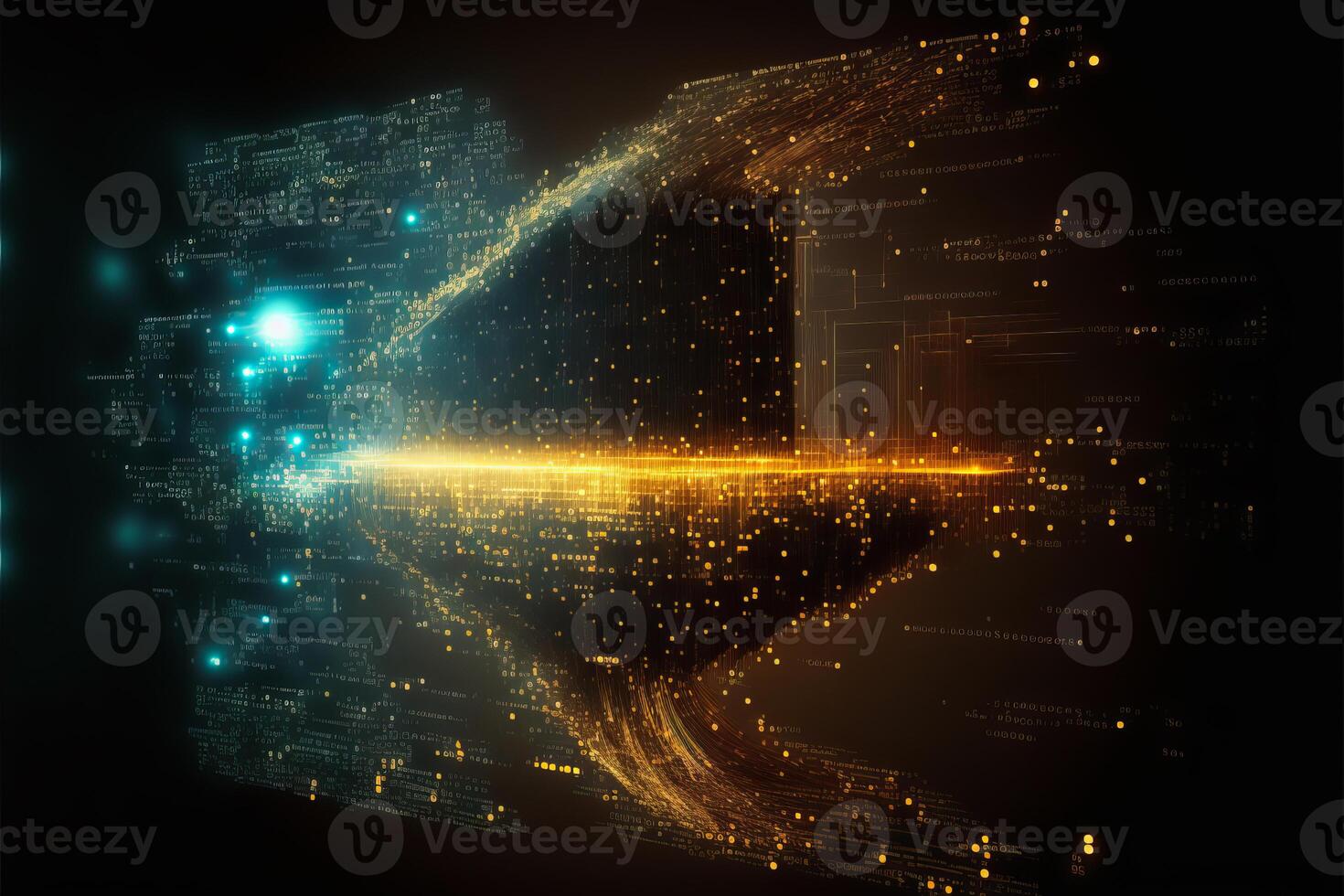 Abstract technology background. photo