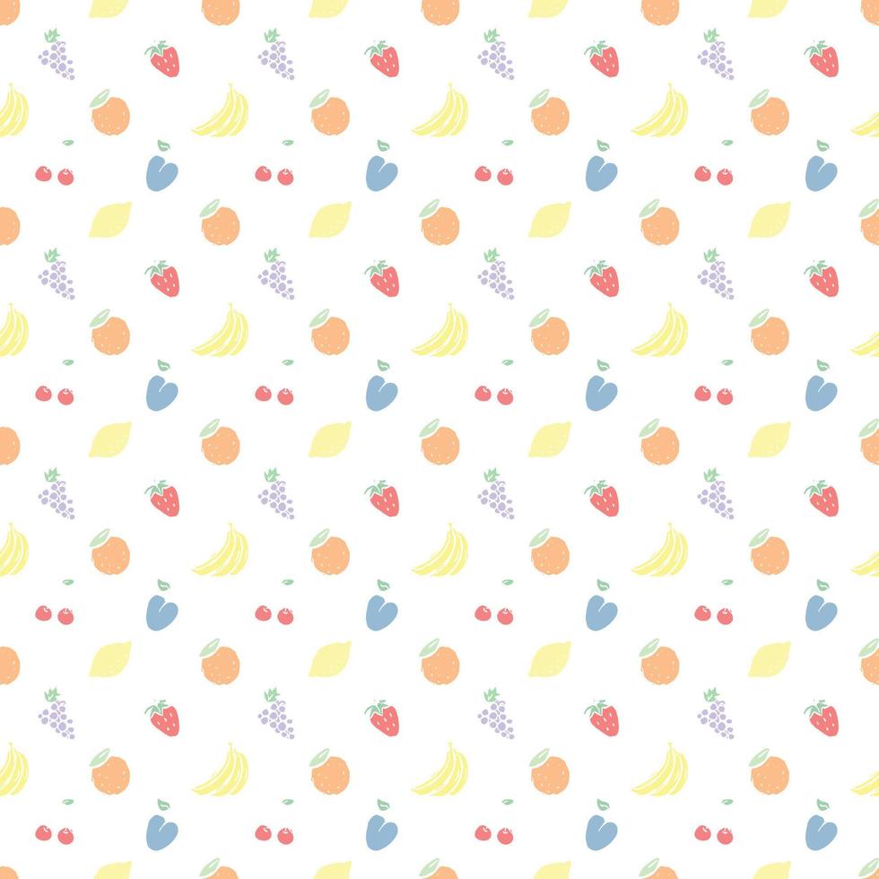 Seamless pattern with food icons. doodle food pattern. Food background vector
