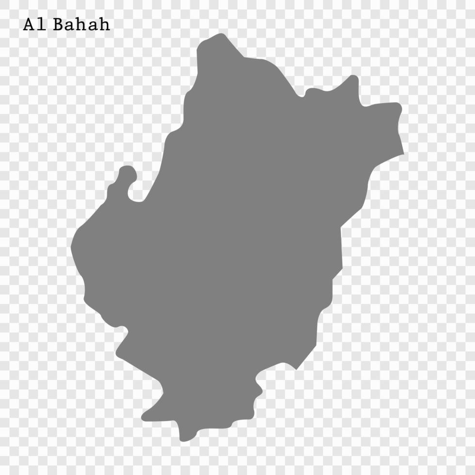 High quality map is a region of Saudi Arabia vector