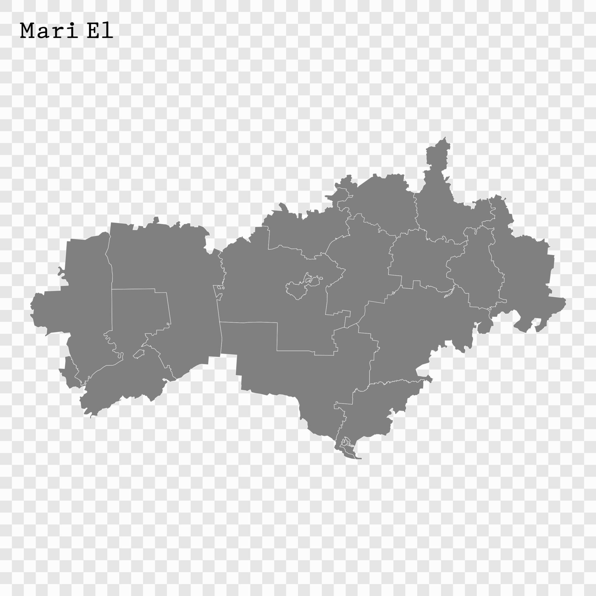 High Quality map is a region of Russia 22849273 Vector Art at Vecteezy
