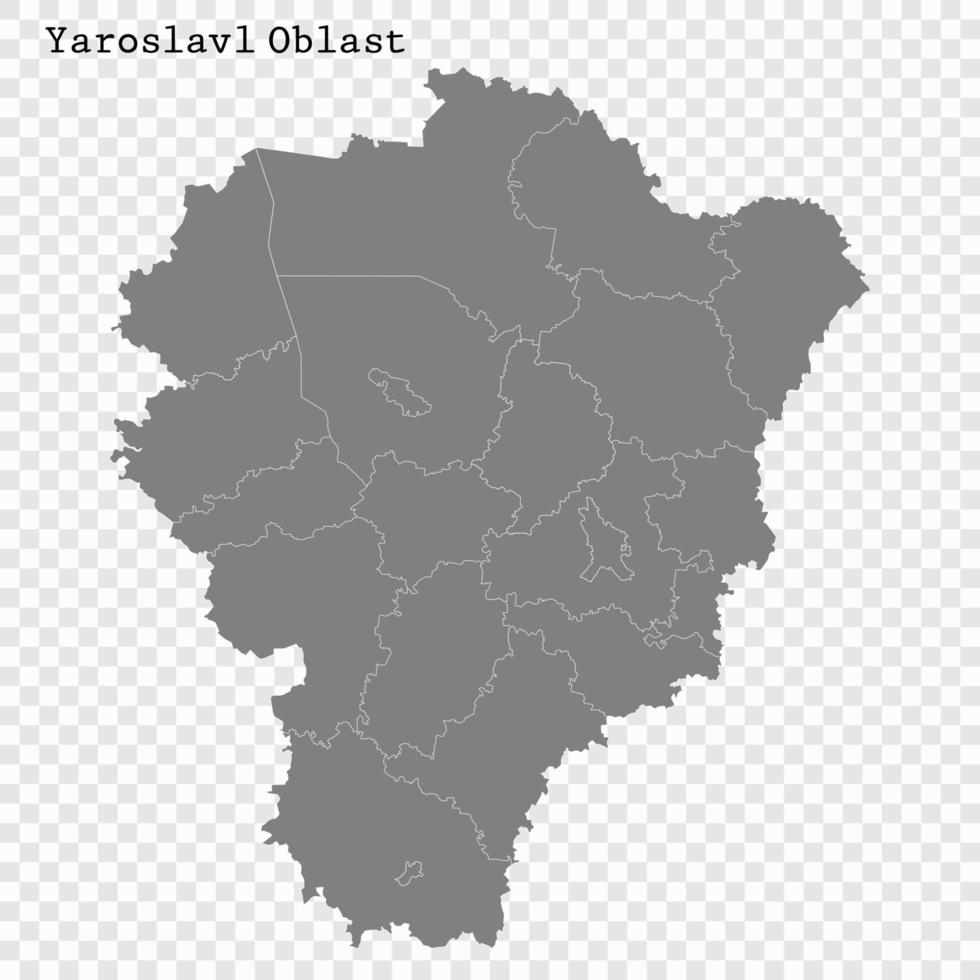 High Quality map is a region of Russia 22849279 Vector Art at Vecteezy