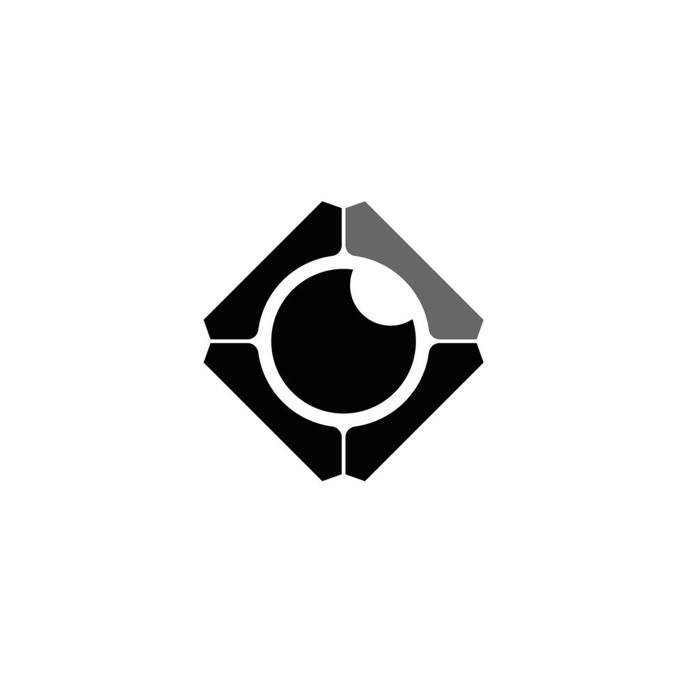 eye logo camera fashion graohic beautiful vector