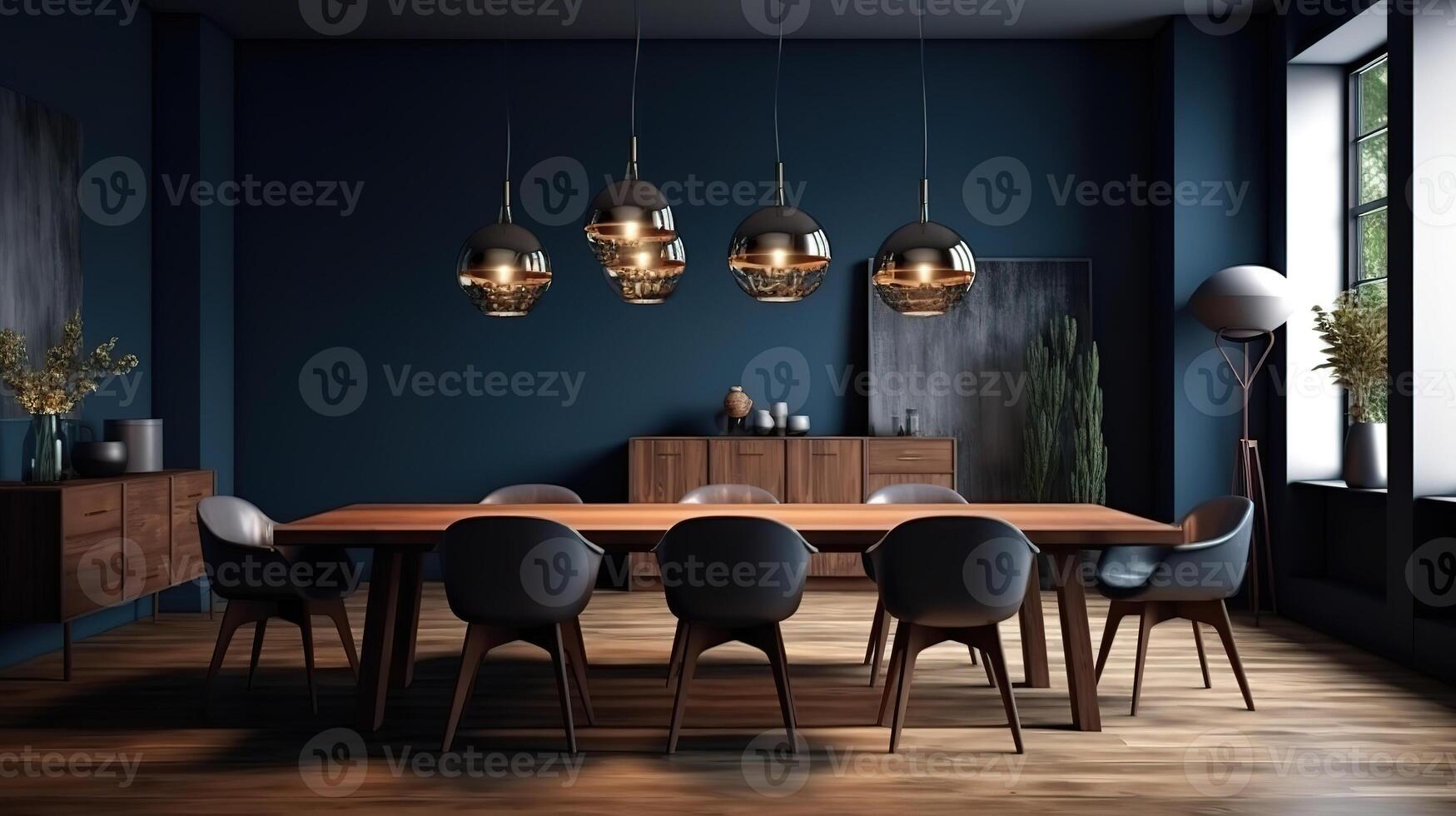 Create a stunning home interior presentation with this mockup. photo