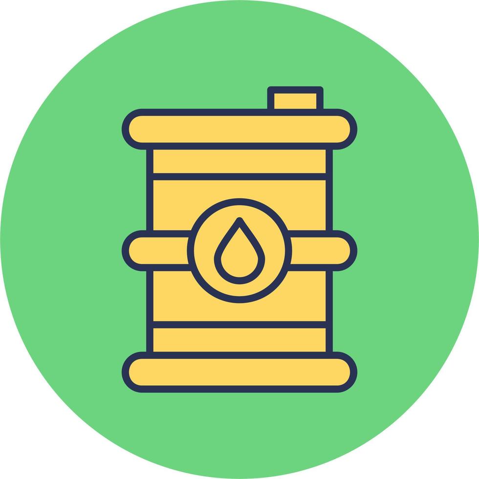 Oil Barrel Vector Icon