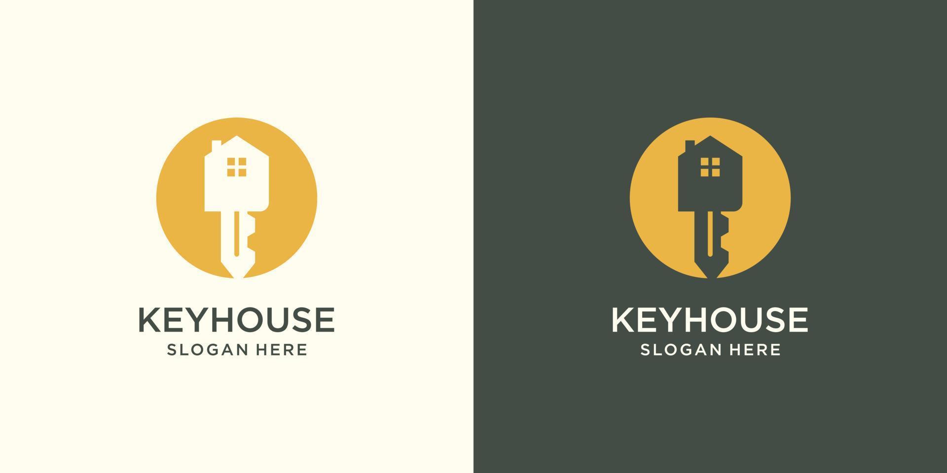 Real estate logo design with unique and new concept property and home vector