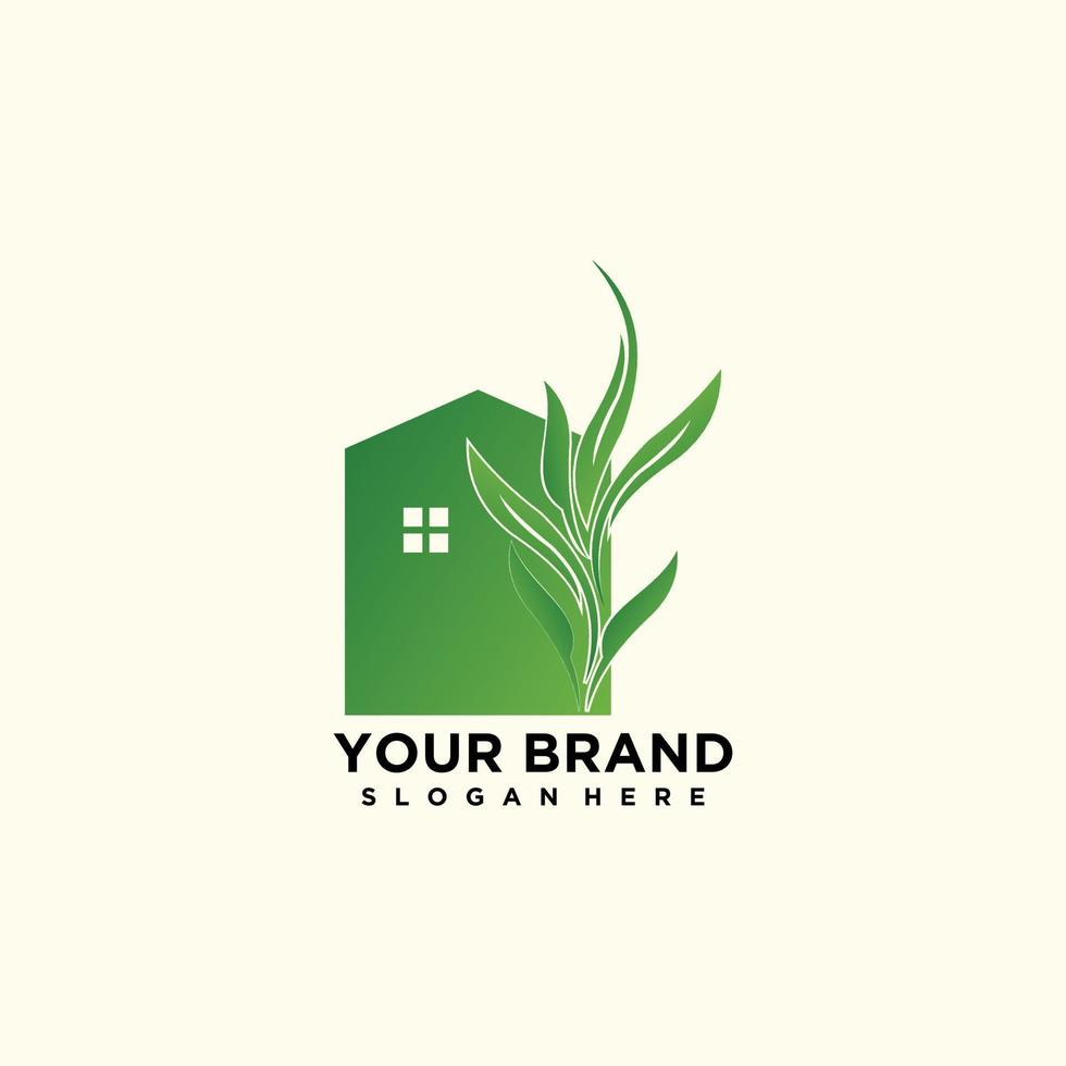 Green homecoming dress logo design vector