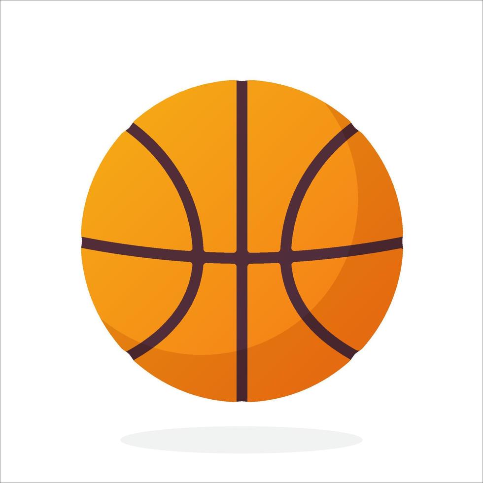 Illustration of basketball ball vector