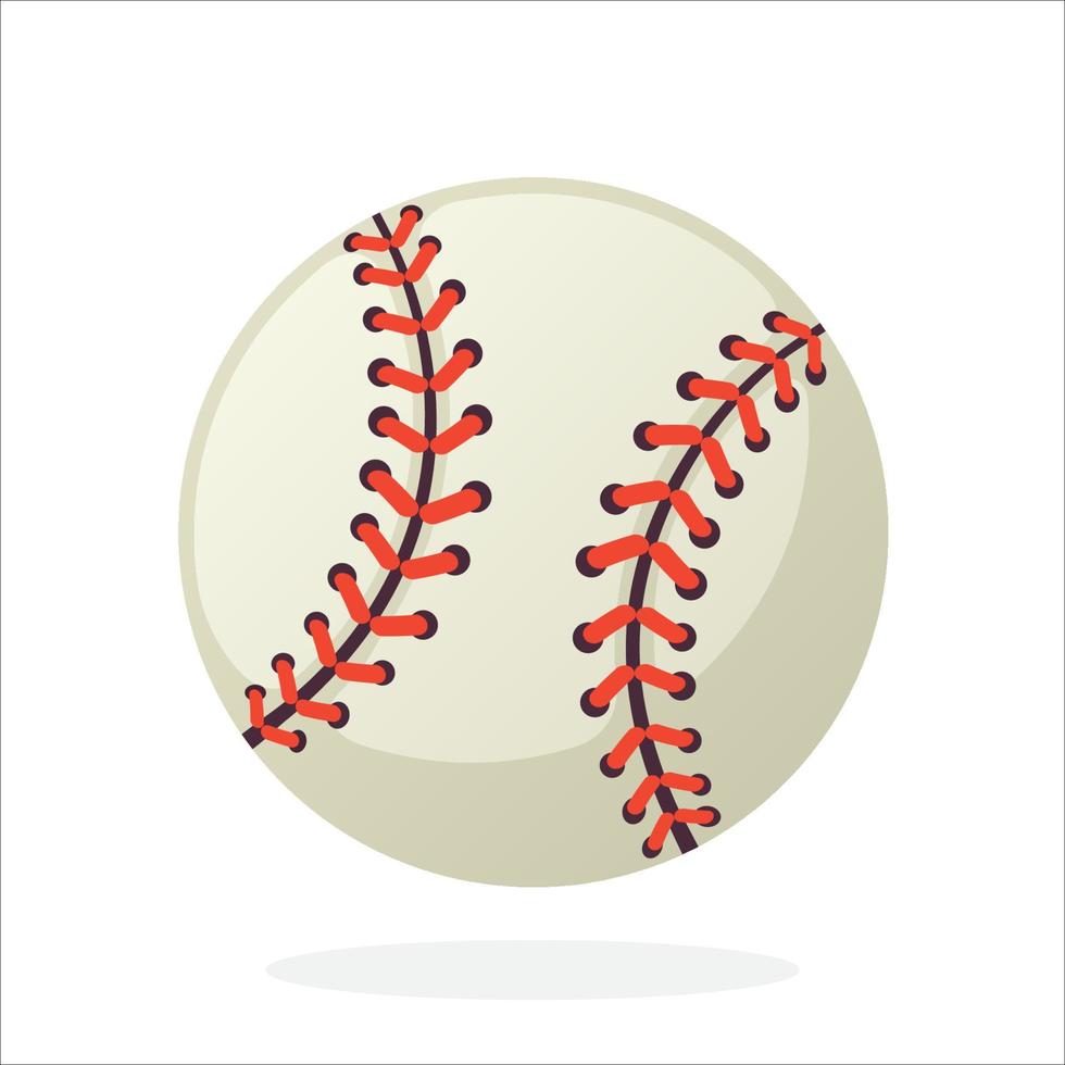 Illustration of baseball ball vector