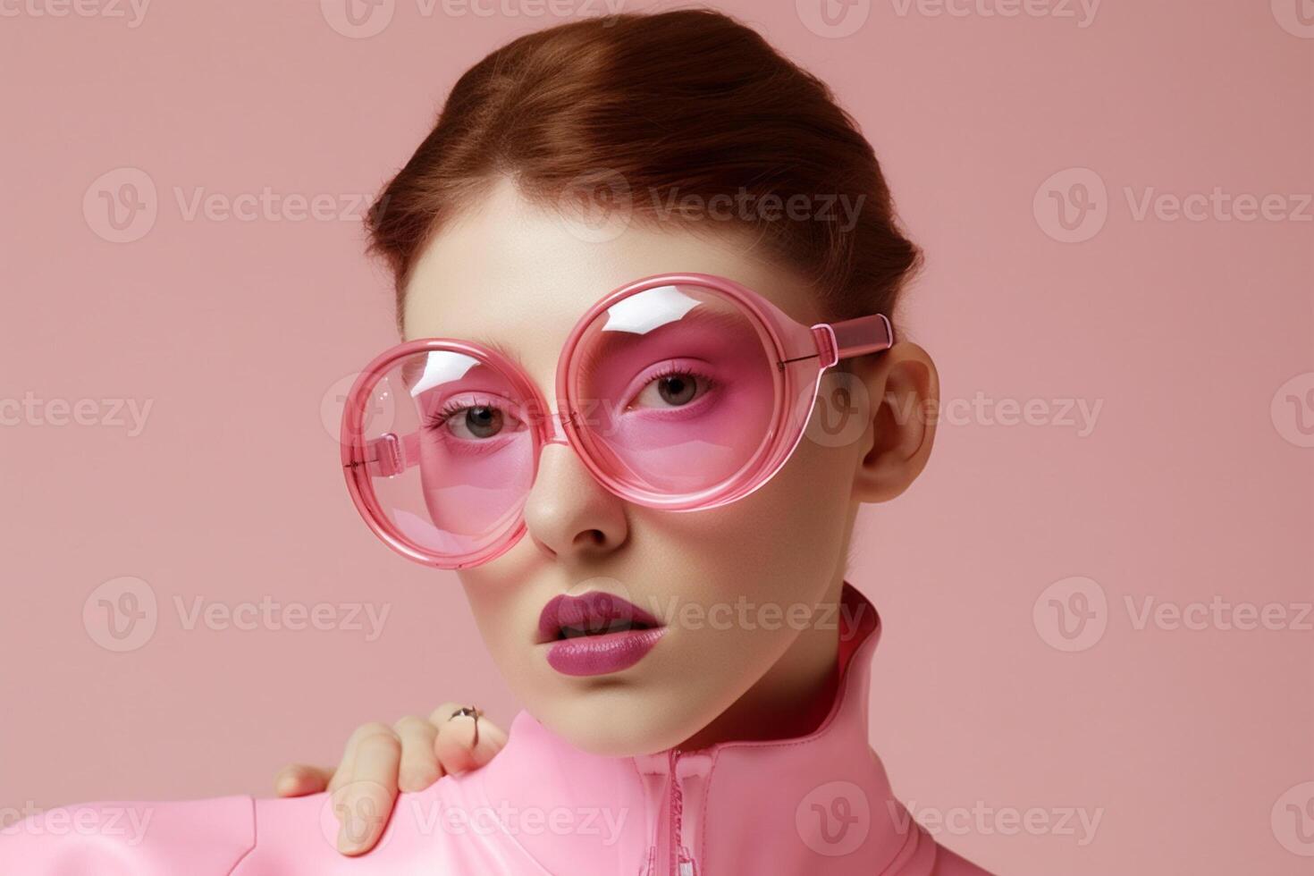 woman in futuristic style photo