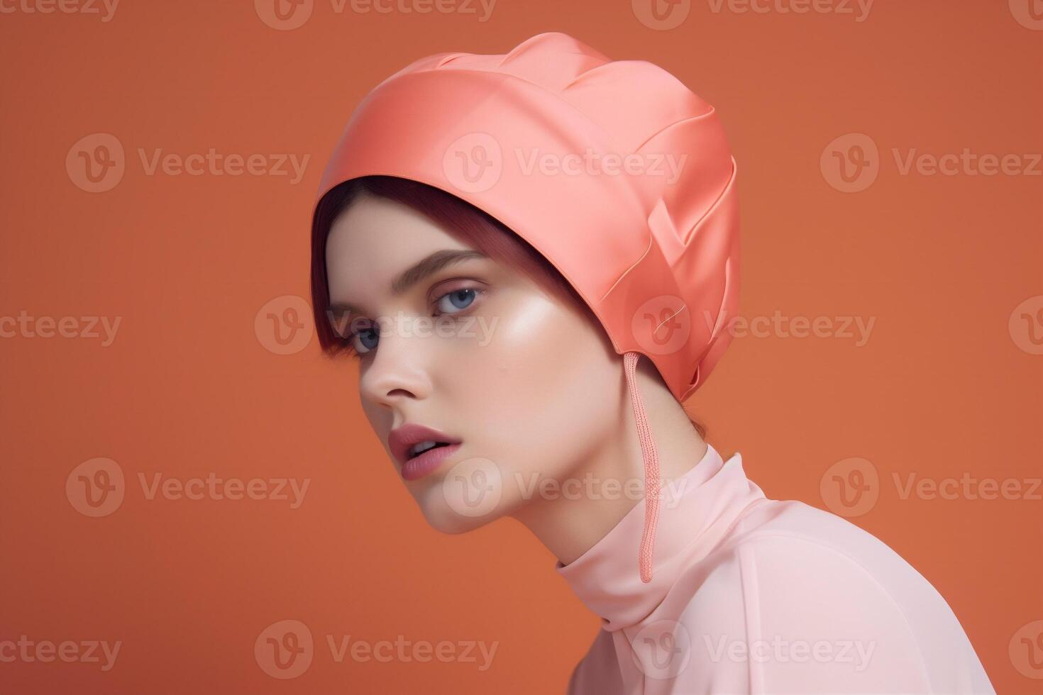 woman in futuristic style photo