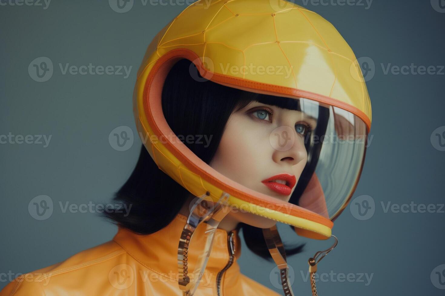 woman in futuristic style photo