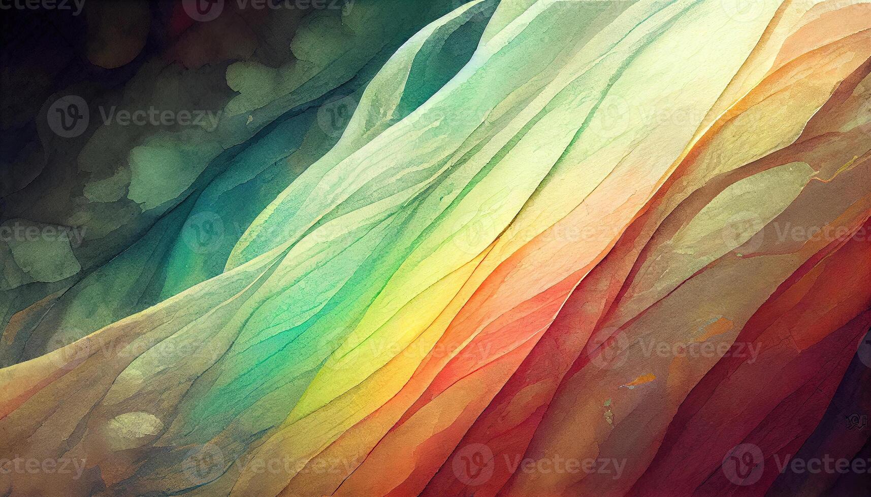 Multi color powder explosion isolated on white background. photo
