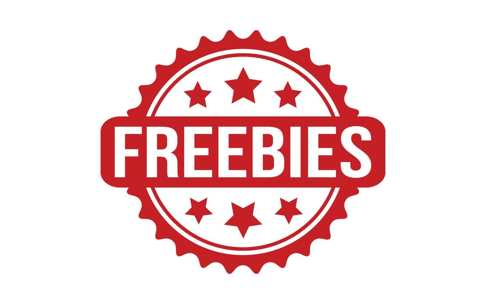 Freebies Rubber Stamp Seal Vector
