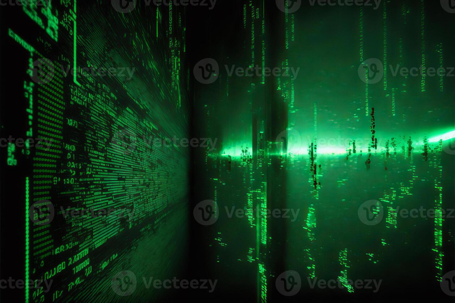 Abstract the matrix background. photo