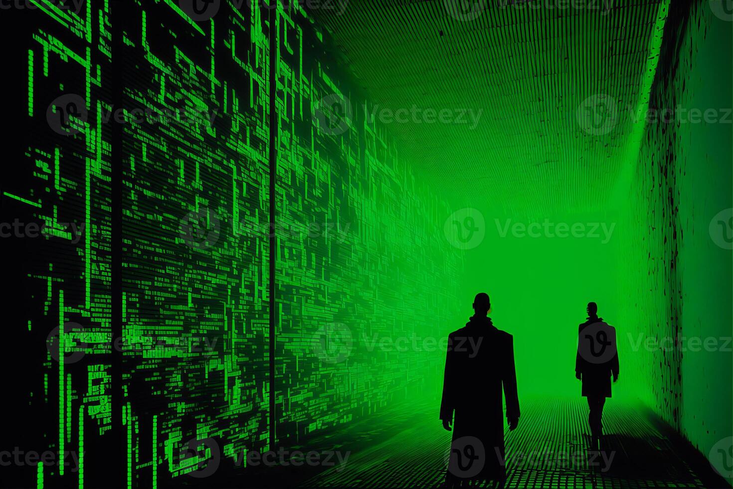Abstract the matrix background. photo
