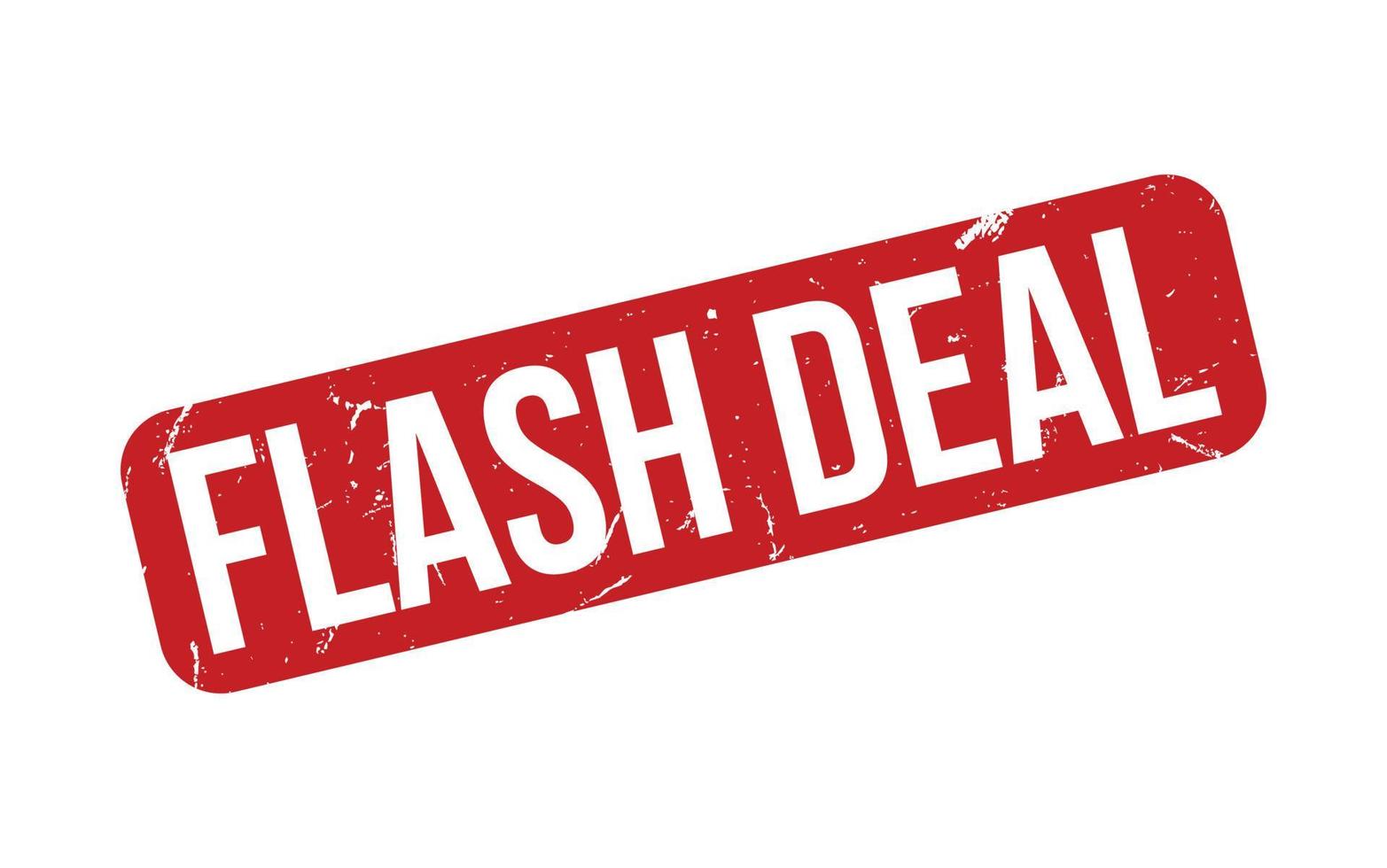 Flash Deal Rubber Stamp Seal Vector