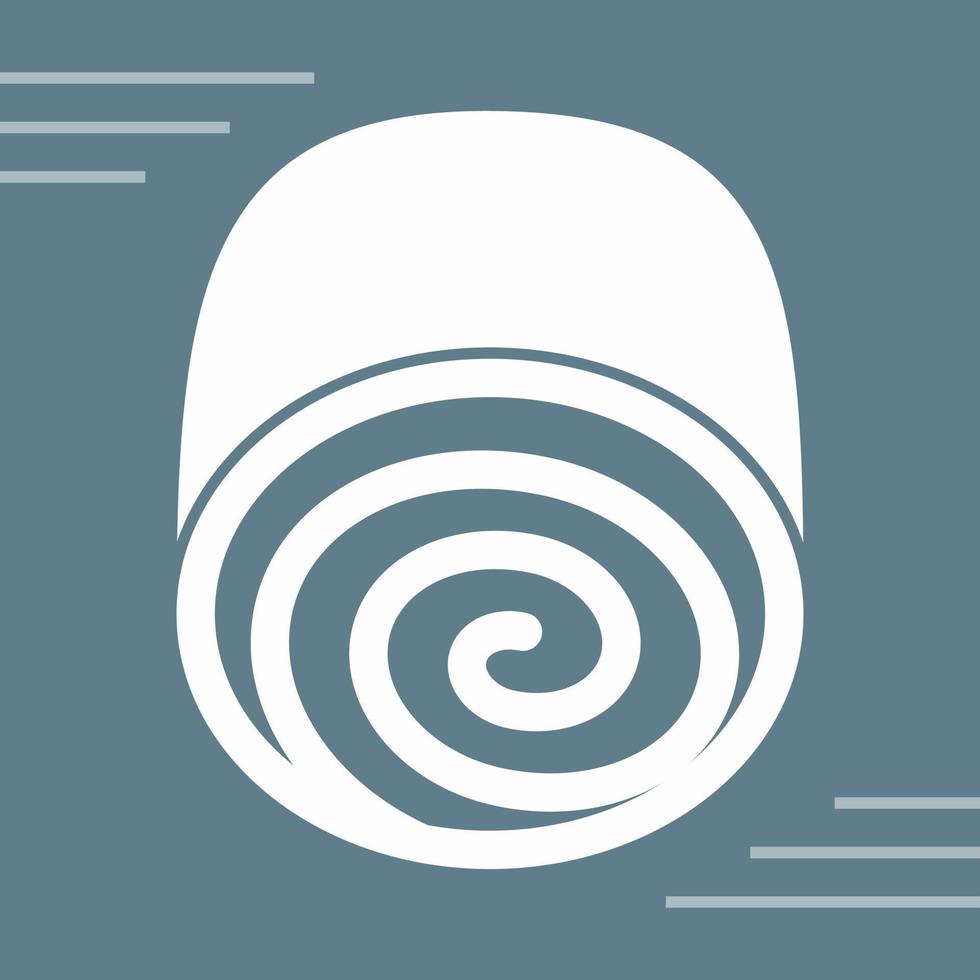 Swiss roll Vector Icon