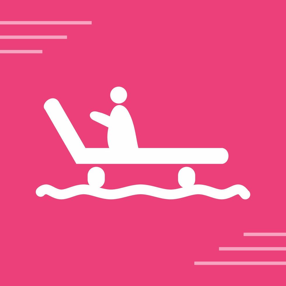 Riding Sled Vector Icon