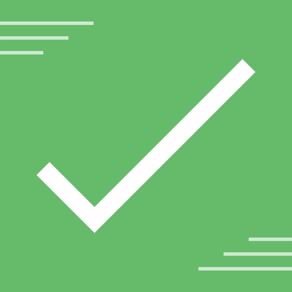 Tick Vector Icon