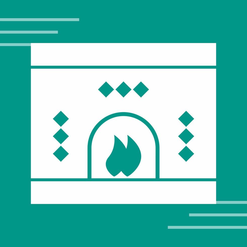 Fireplace Vector Icon