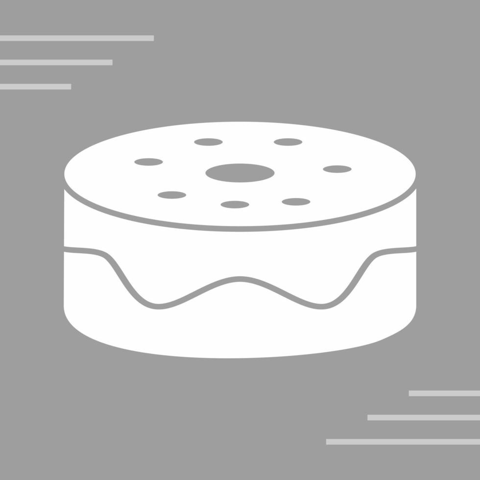 Chocolate fudge cake Vector Icon