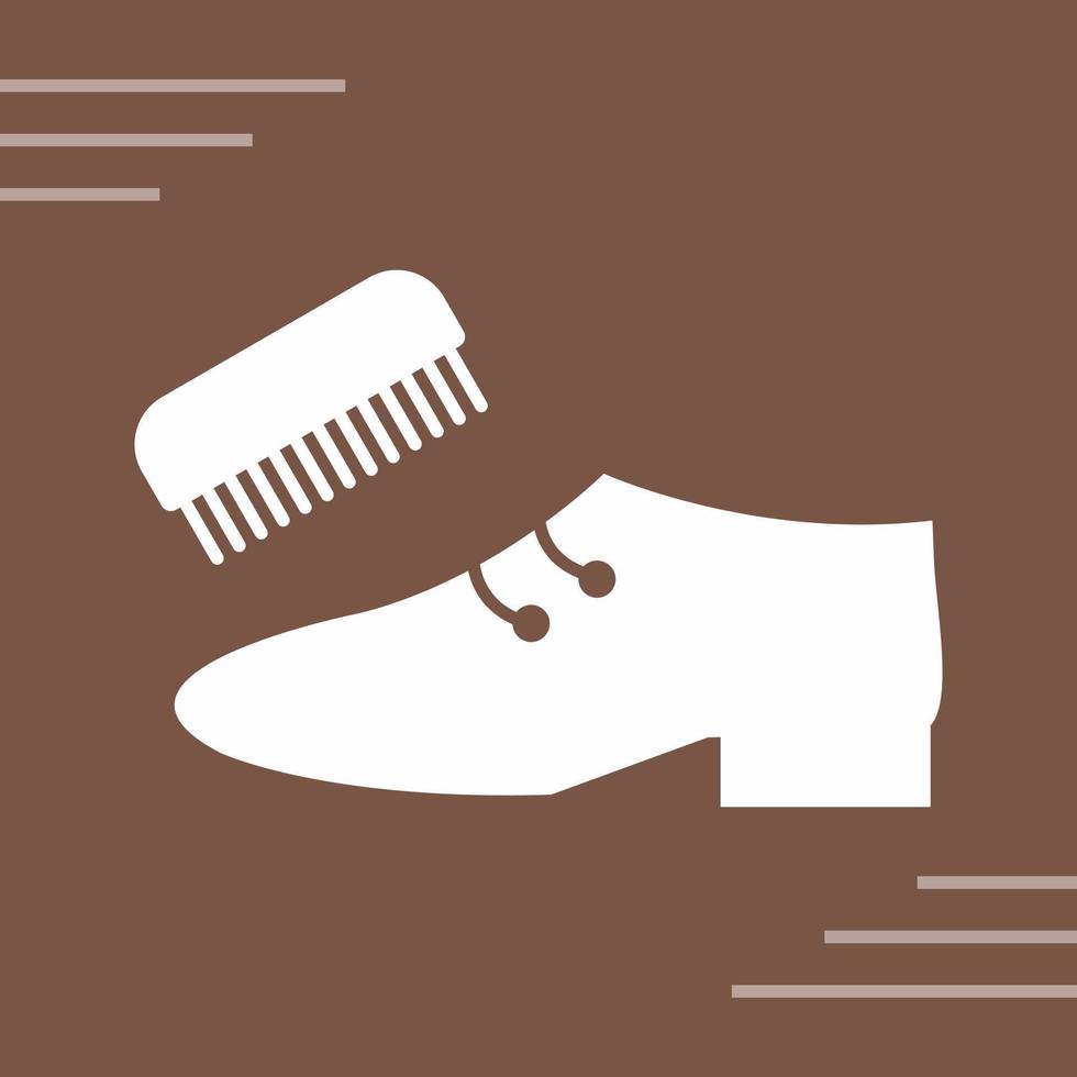 Shoe Polishing Vector Icon