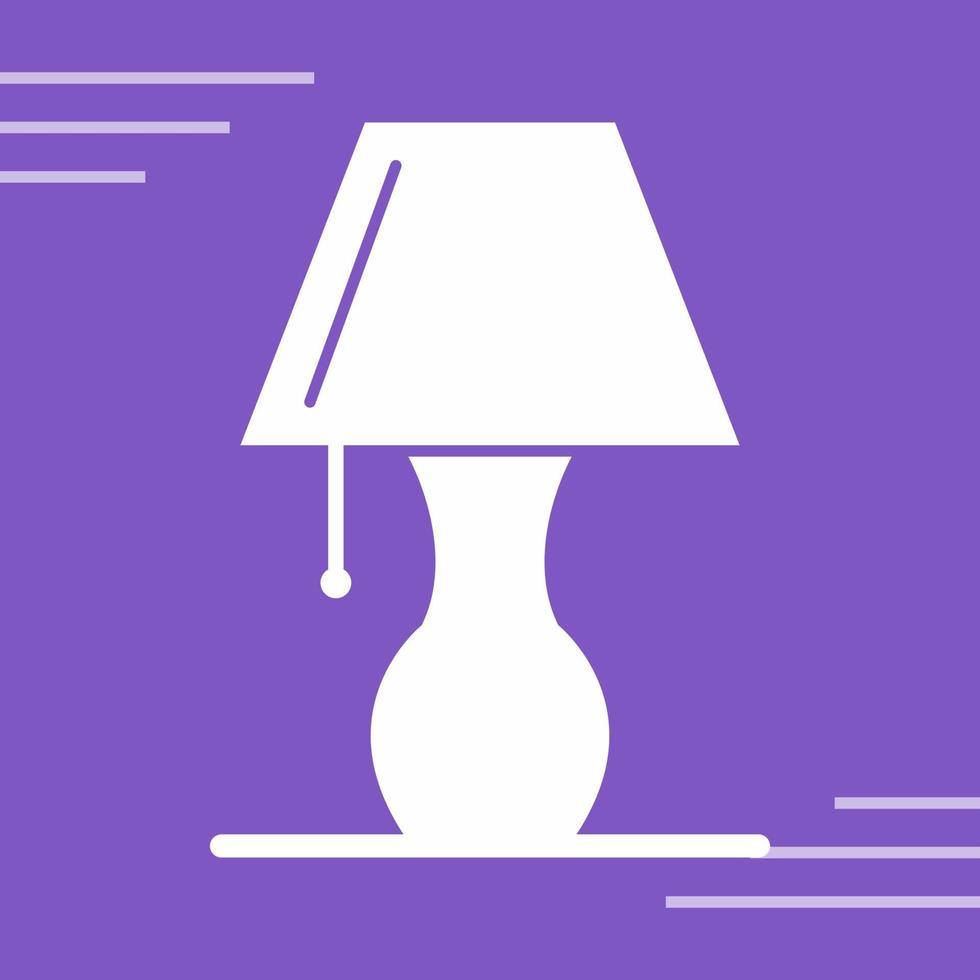 Table Lamp Vector Icon