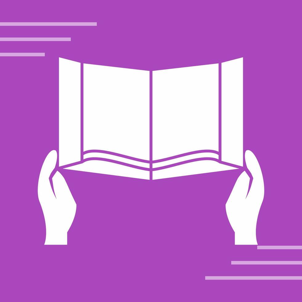 Reading Holy Book Vector Icon