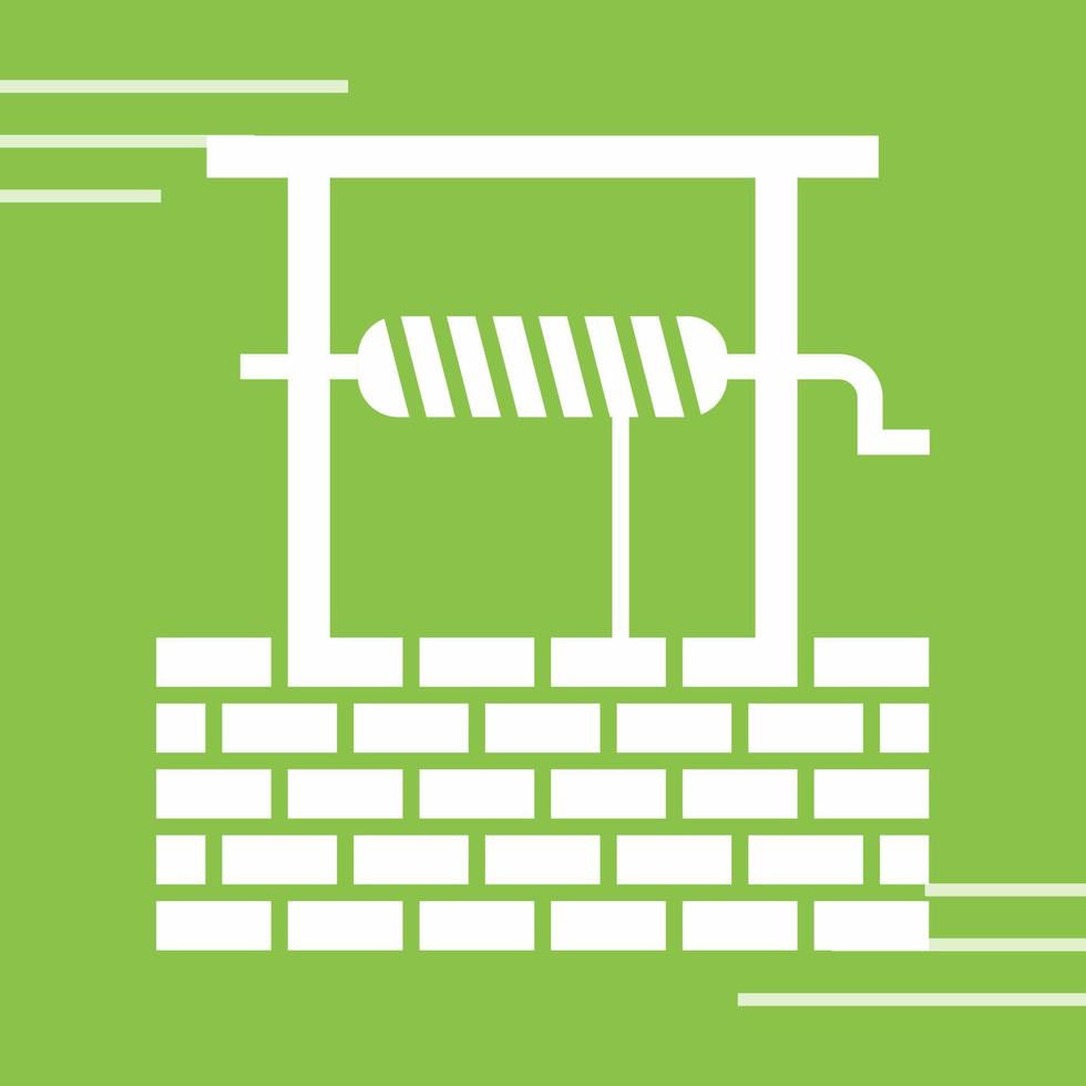 Water Well Vector Icon